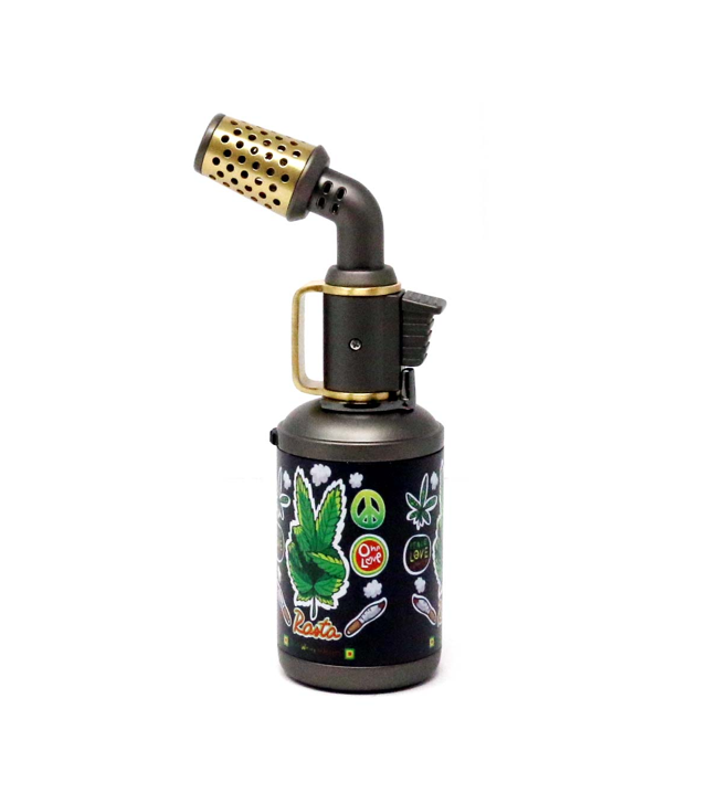 Scorch Torch - Leaf Design w/ Gold Accents Blow Torch
