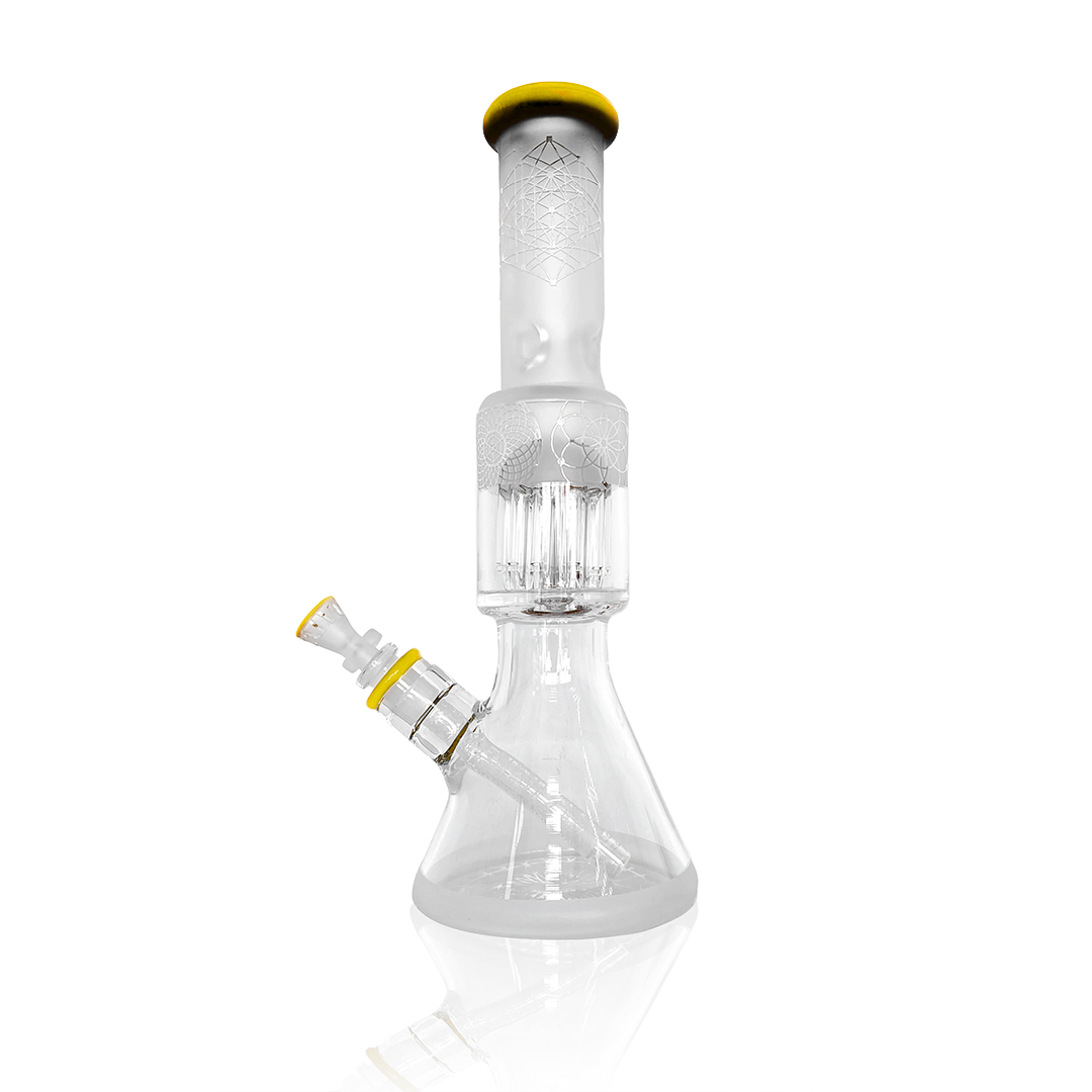 Calvo Glass - Blasted Mosaic Beaker (15")