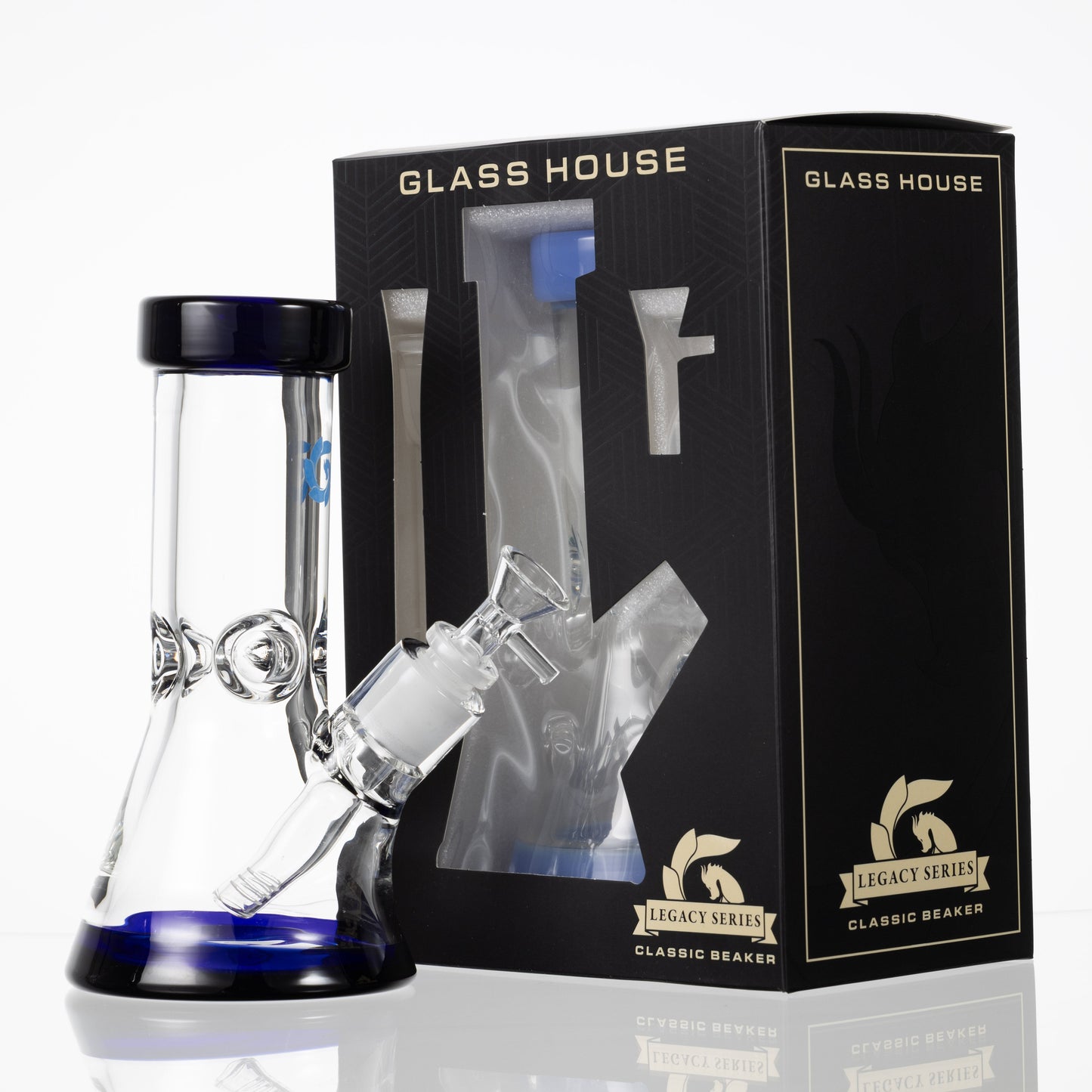 Glass House Water Pipe Kit - Legacy Series - Beaker (8")