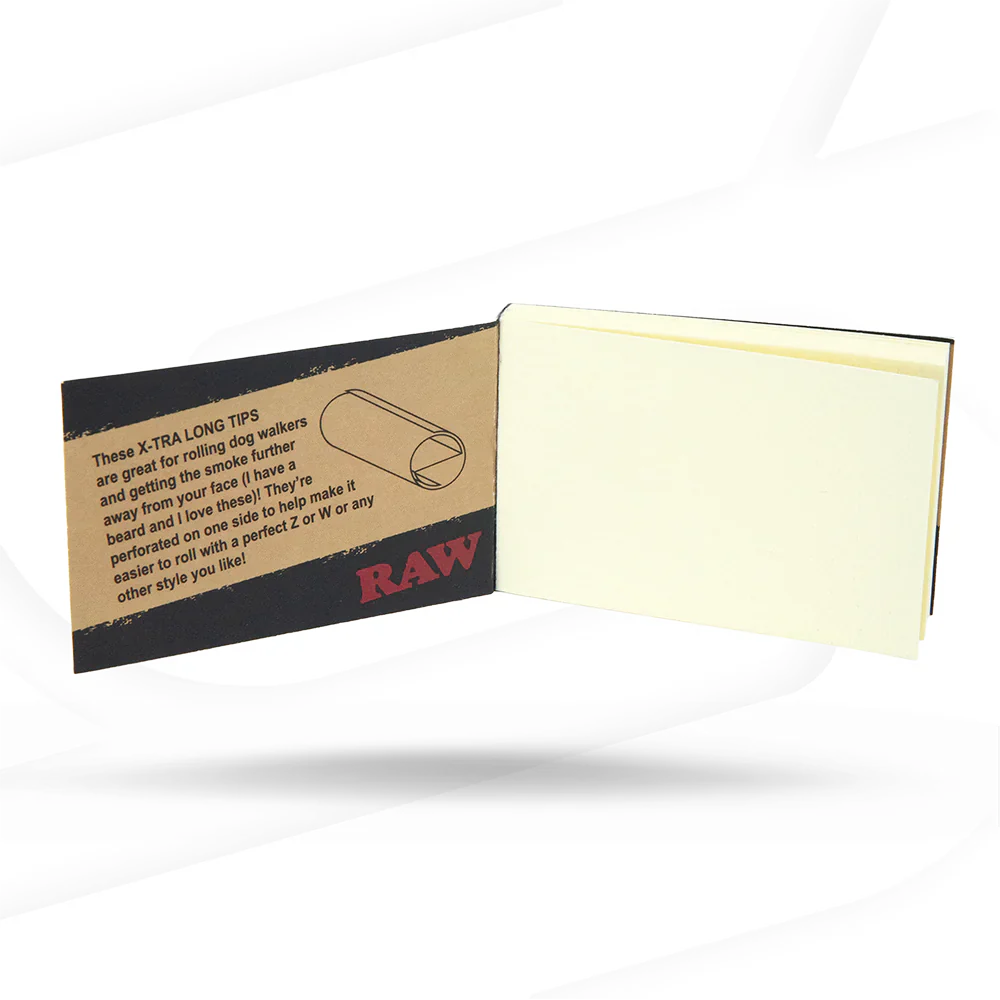 RAW - Extra Long Black Tips (40pk)
