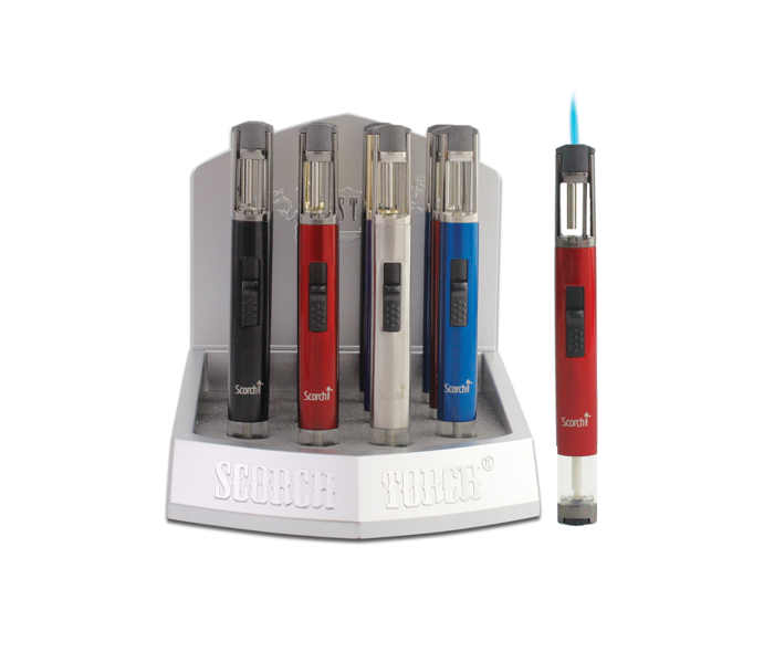 Scorch Torch - Slim Pencil Torch w/ See Through Tank (12pcs)