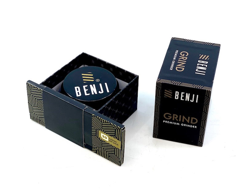 Benji - GRIND - Aluminum Grinder + Booklet (Case of 50)