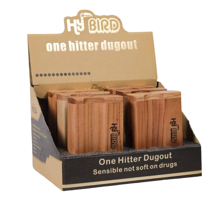 HyBird Cedar Wood Dugout Display