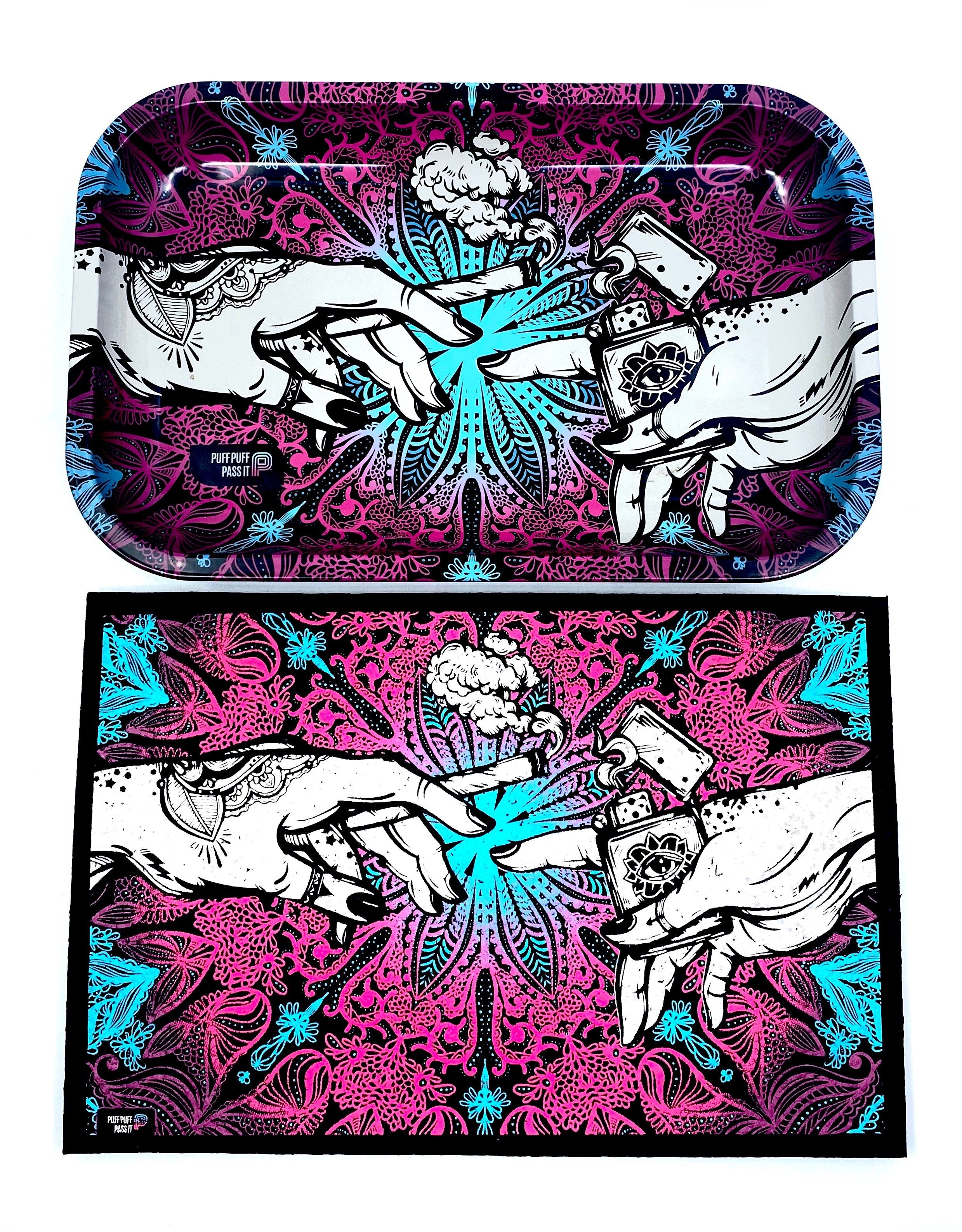 Puff Puff Pass It UV Moodmat - Pink