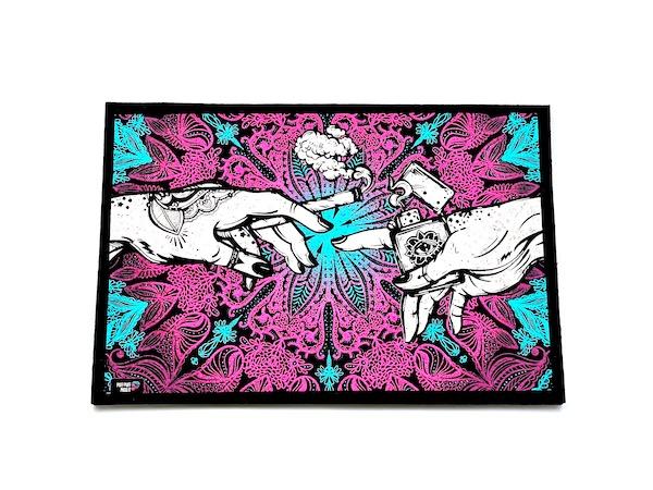 Puff Puff Pass It UV Moodmat - Pink