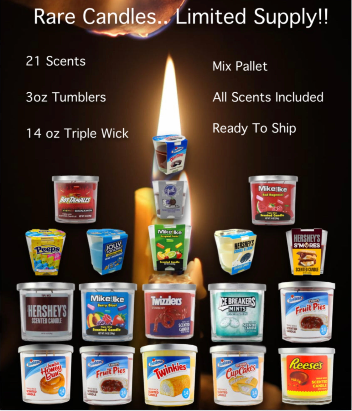 RARE Limited Edition Licensed Candles