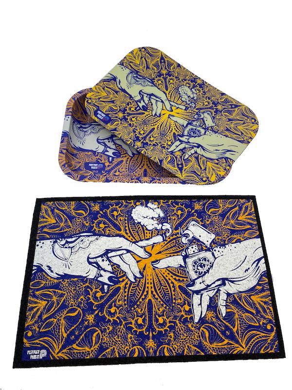 Puff Puff Pass It UV Moodmat - Orange