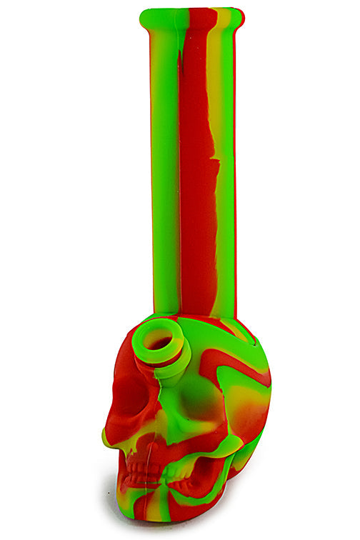 Silicone Skull Water Pipe