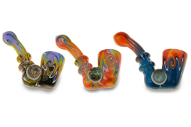 Sherlock Dichro Marbal Glass Pipe