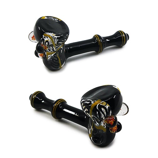 Glass Hand Pipe - sherlock  (7")