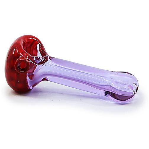 Glass Hand Pipe - Honey Comb (4")