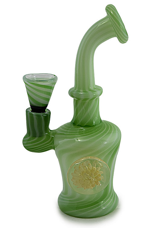 Slime Green Water Pipe (6")