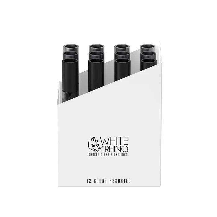White Rhino - Premium Smoke Glass Blunt Twist (12ct)