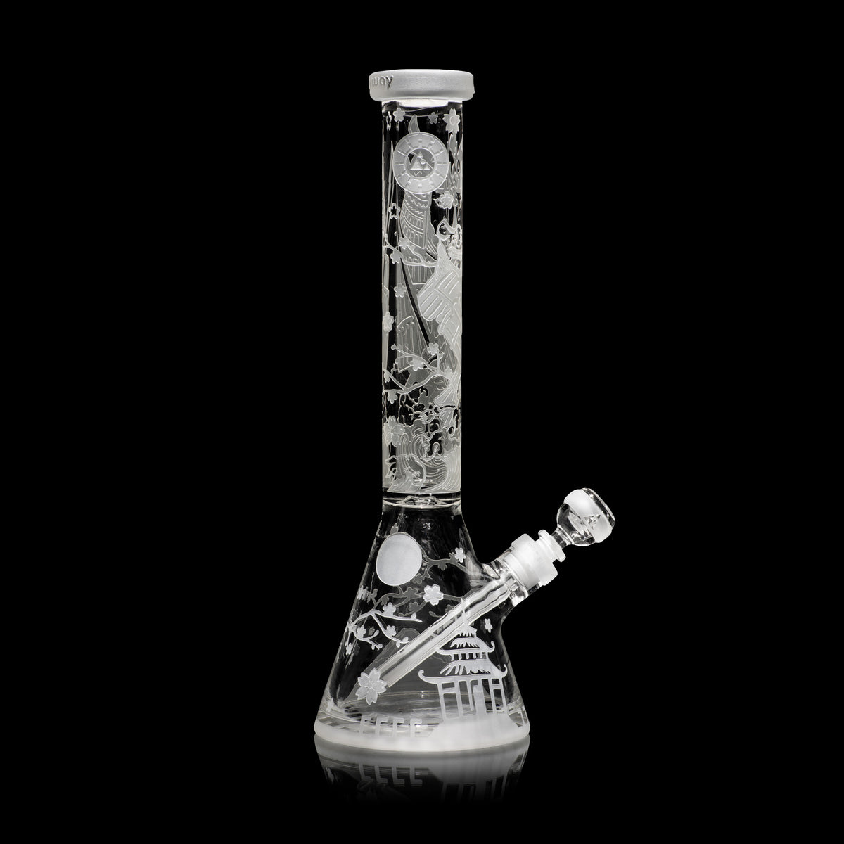 Femme Samurai 16" Clear Beaker Bong