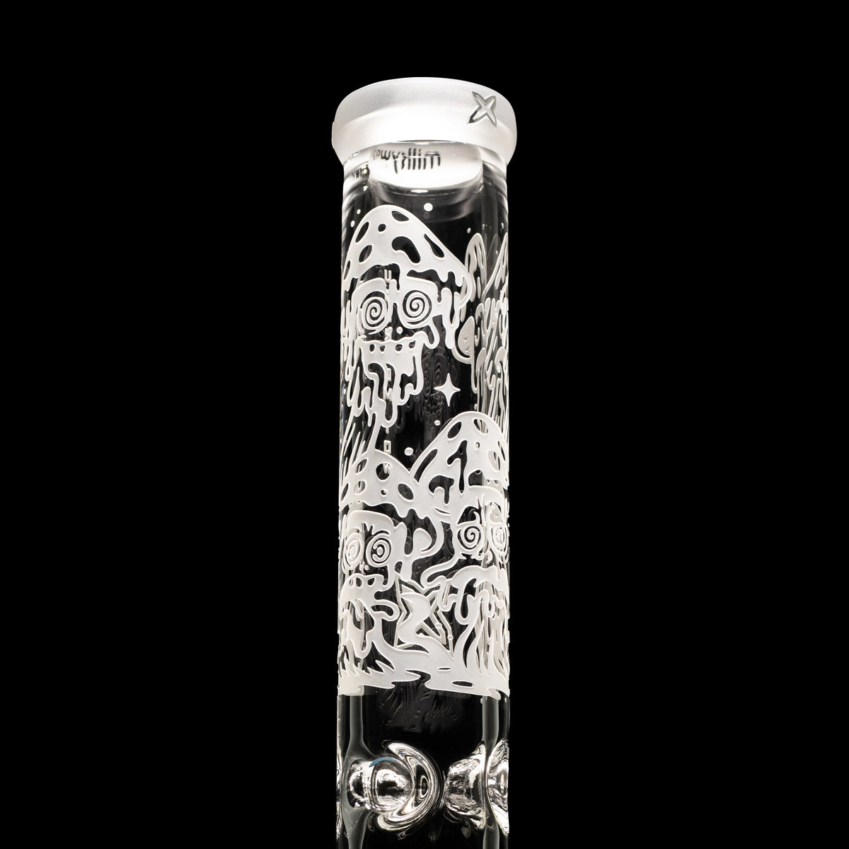 Mushroom Town 14" Collins Perc Beaker Bong