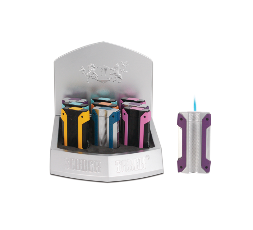 Scorch Torch - Hefty Single Torch w/ Side Push Button (9pcs)