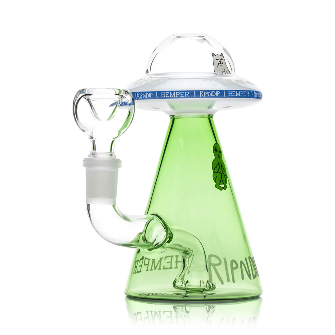 Hemper RIPNDIP x HEMPER Nermal UFO Glass Water Pipe