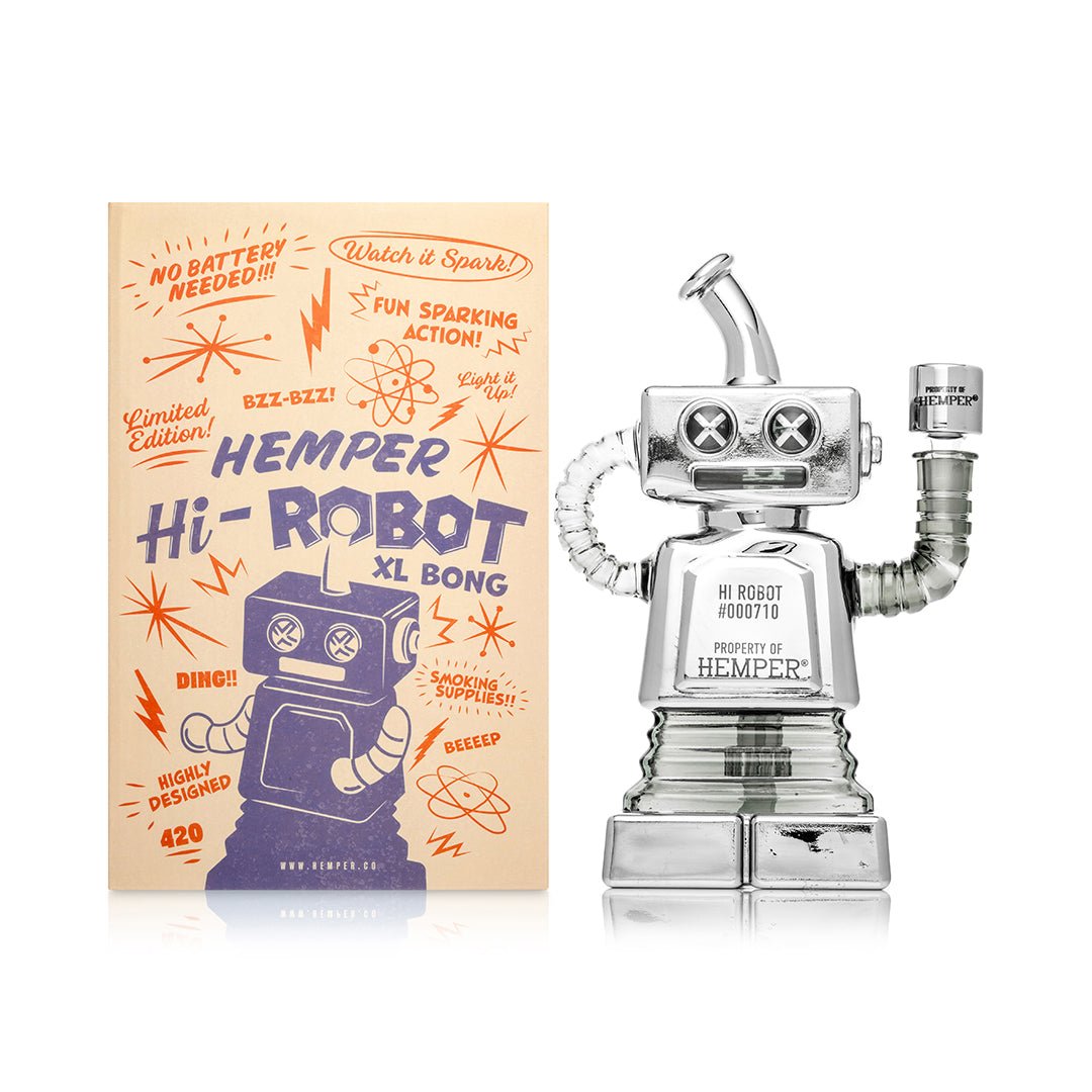Hemper Hi-Robot Glass Water Pipe
