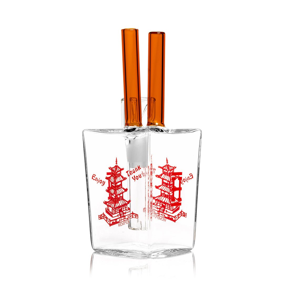 Hemper Chinese Takeout Glass Water Pipe