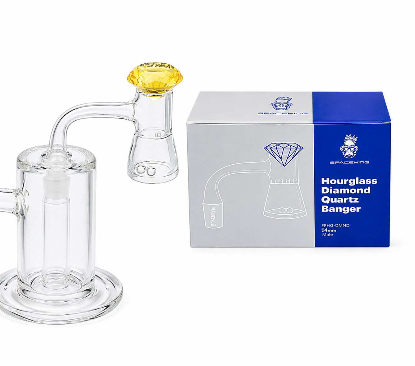 Space King Hourglass Diamond Banger Kit (Blue / Gray)