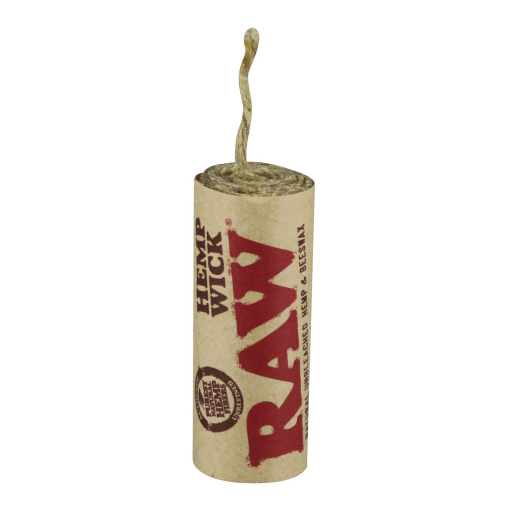 20PC DISPLAY - Raw Natural Hemp Wick Rolls - 20ft, BDD Wholesale