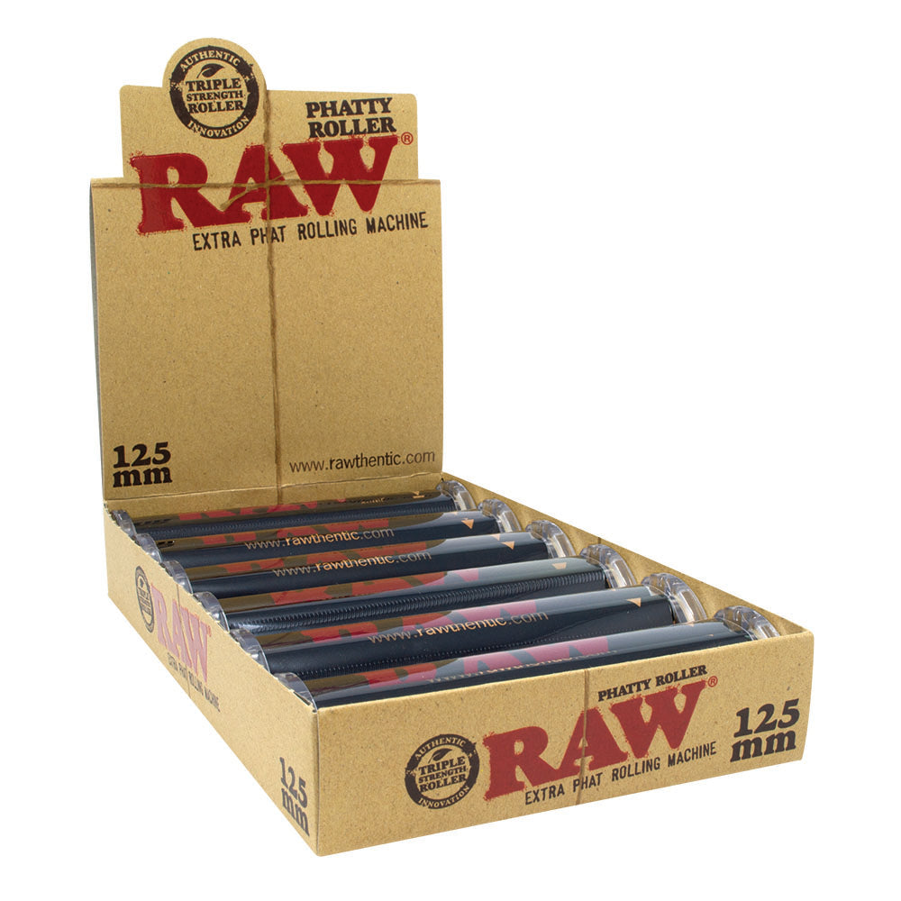 6PC DISPLAY - RAW Phatty Roller Rolling Machine - 125mm, BDD Wholesale