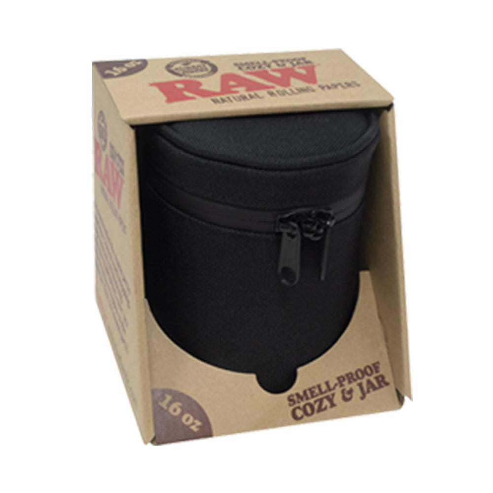 RAW Smell Proof Jar & Cozy w/ Lock, BDD Wholesale