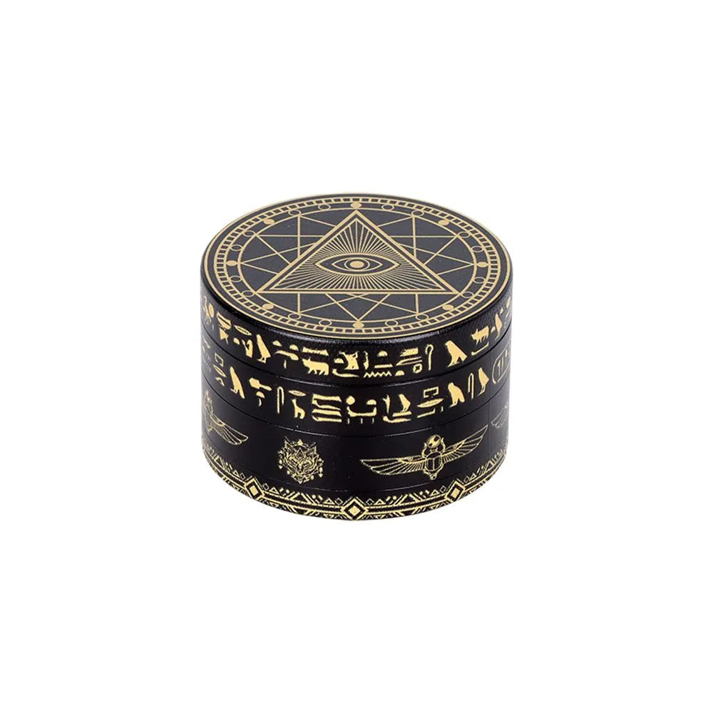 12CT DISPLAY - All-Seeing Eye Metal Grinder - 4pc / 2.5", BDD Wholesale