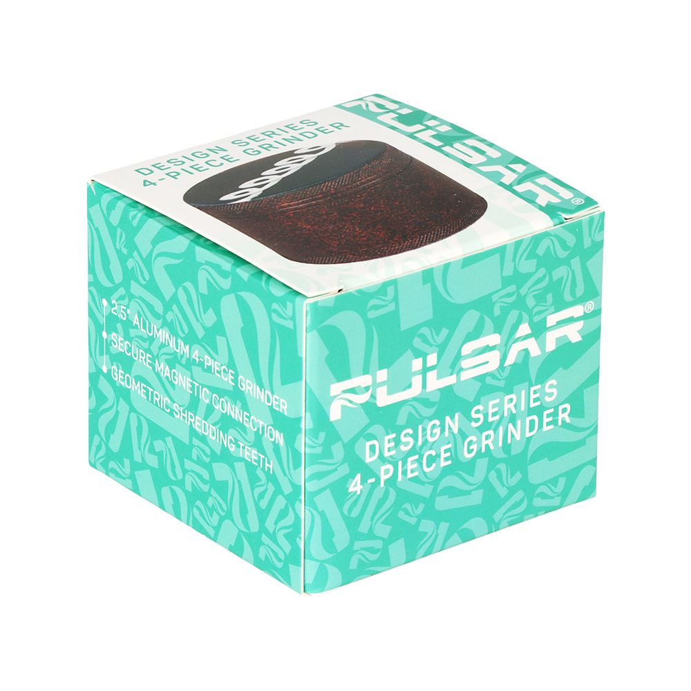 Pulsar Design Series V3 Aluminum Grinder | 4pc | 2.5", BDD Wholesale