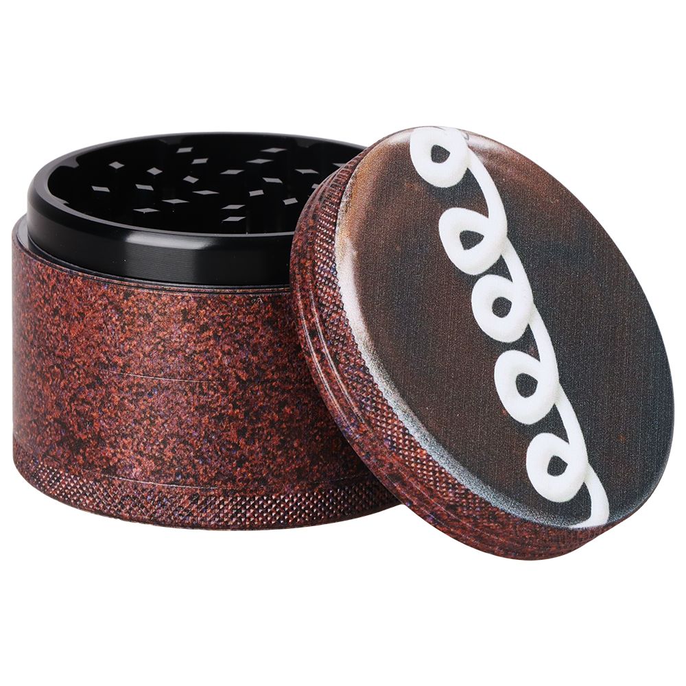 6CT DISPLAY - Pulsar Design Series Aluminum Grinder V3 - 4pc / 2.5" / Assorted Designs, BDD Wholesale