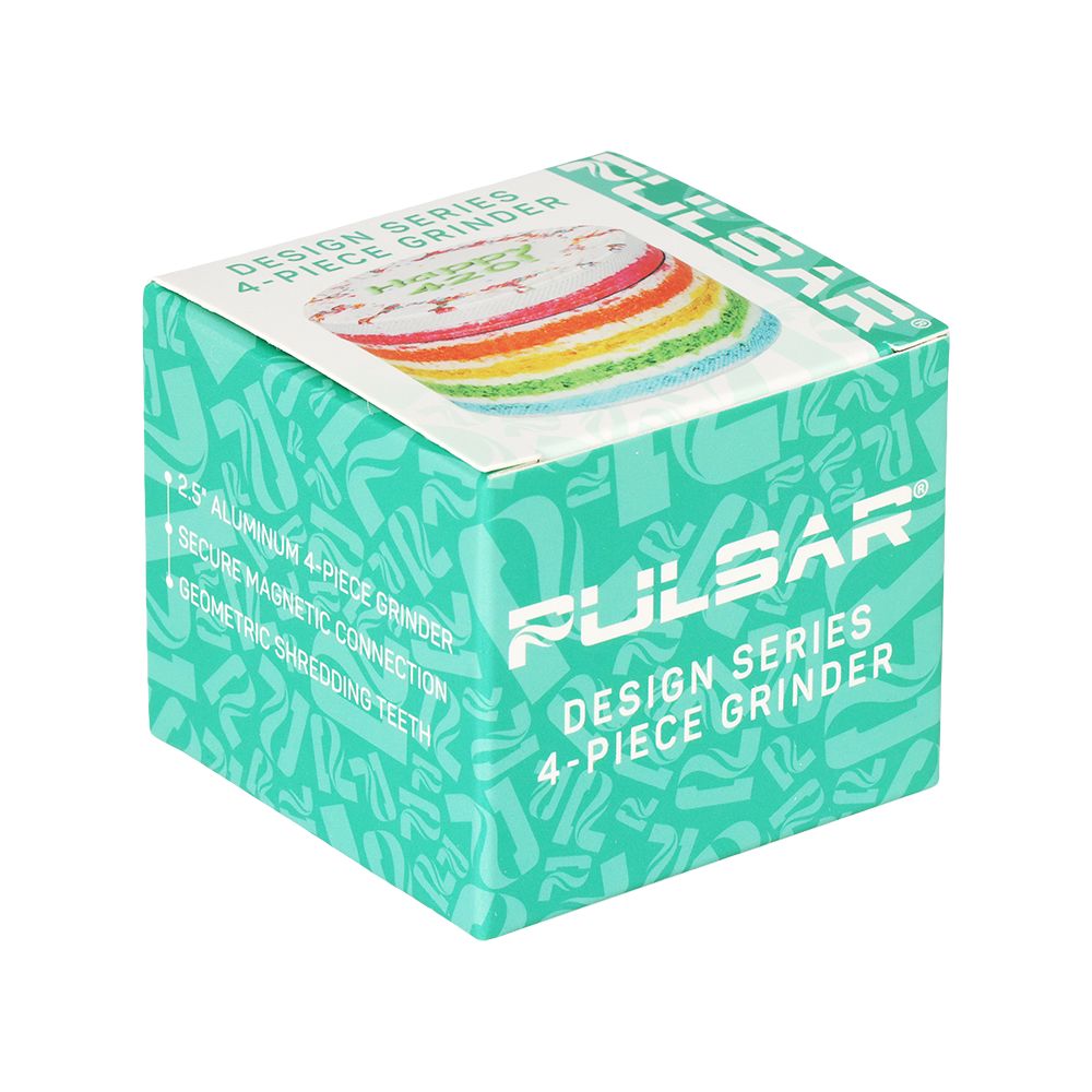 Pulsar Design Series V3 Aluminum Grinder | 4pc | 2.5", BDD Wholesale