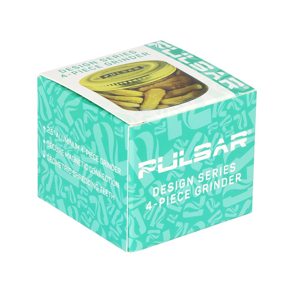 Pulsar Design Series V3 Aluminum Grinder | 4pc | 2.5", BDD Wholesale