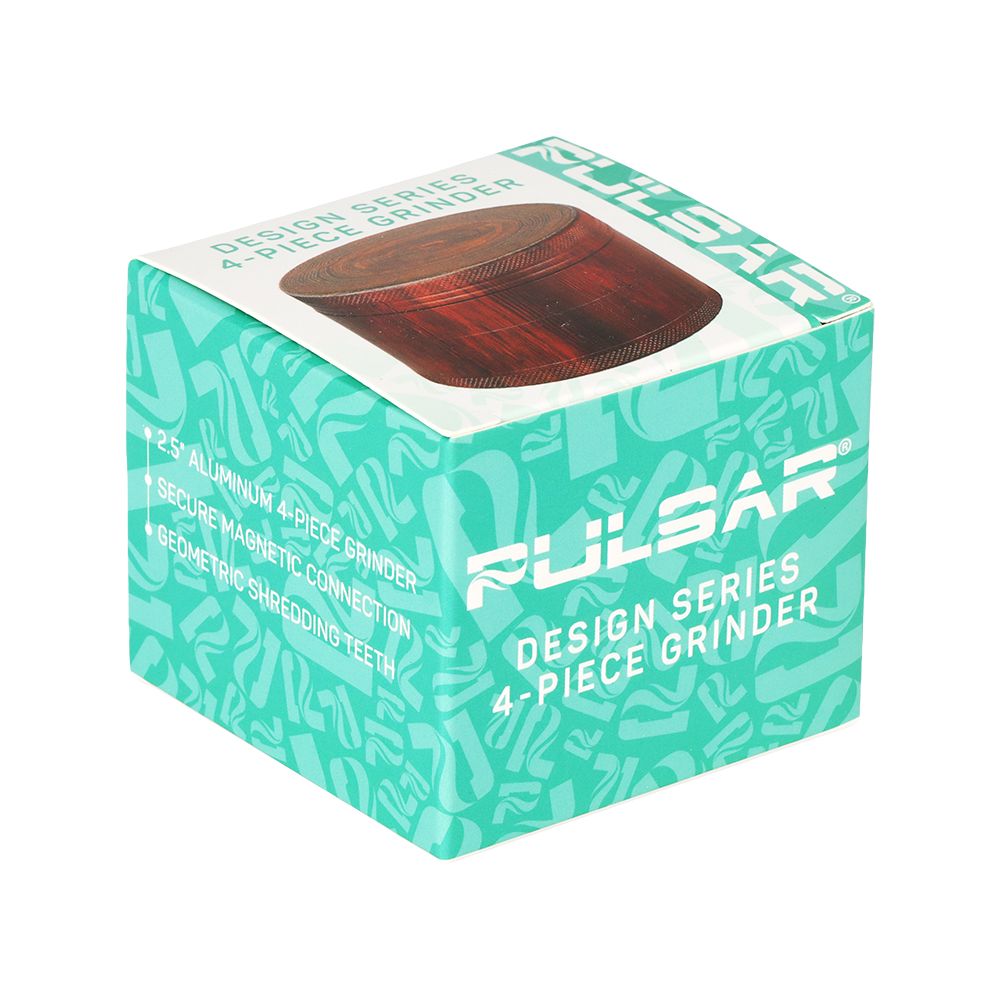 Pulsar Design Series V3 Aluminum Grinder | 4pc | 2.5", BDD Wholesale