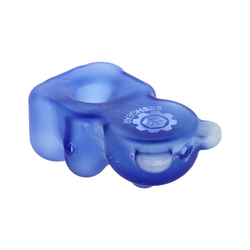 3CT BUNDLE - SeshGear Gummy Bear Glass Hand Pipe - 3.5" / Assorted Colors, BDD Wholesale