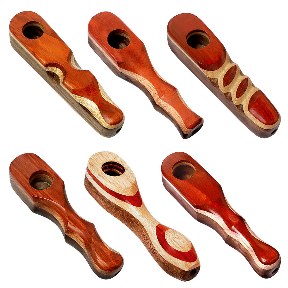Padauk Wood Spoon Pipe, BDD Wholesale