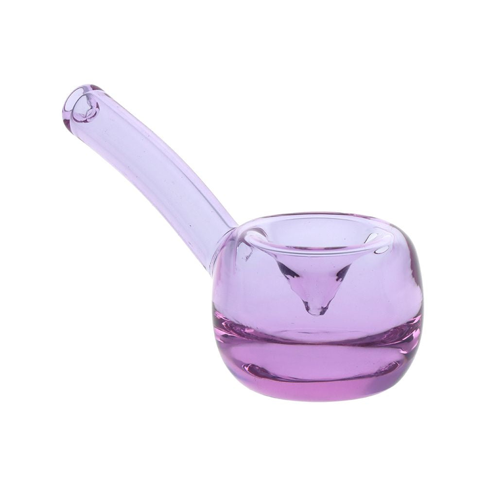 Elegant Bent Hammer Glass Hand Pipe - 4" / Colors Vary, BDD Wholesale
