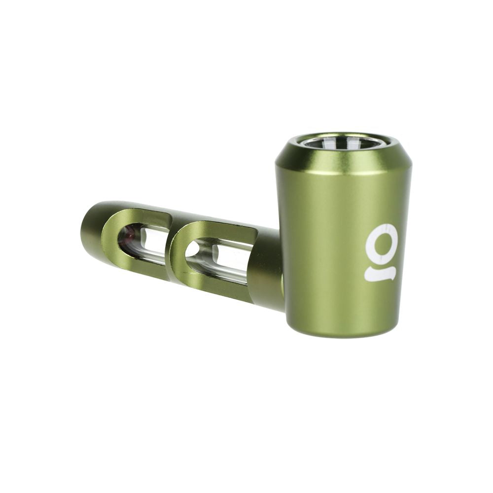 ONGROK Aluminum & Glass Spoon Pipe | 4.25", BDD Wholesale