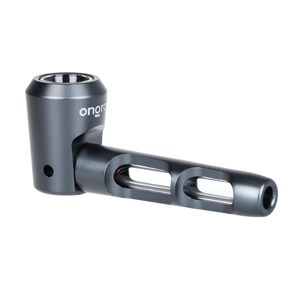 ONGROK Aluminum & Glass Spoon Pipe | 4.25", BDD Wholesale