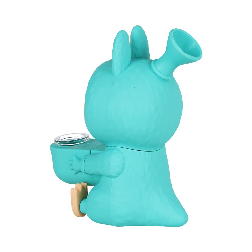 4CT BUNDLE - Funny Animal Silicone Water Pipe - 5.5" / Assorted Colors, BDD Wholesale