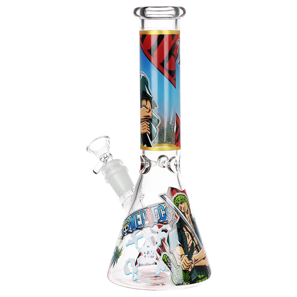 One Treasure Beaker Glass Water Pipe | 10.25" | 14mm F, BDD Wholesale