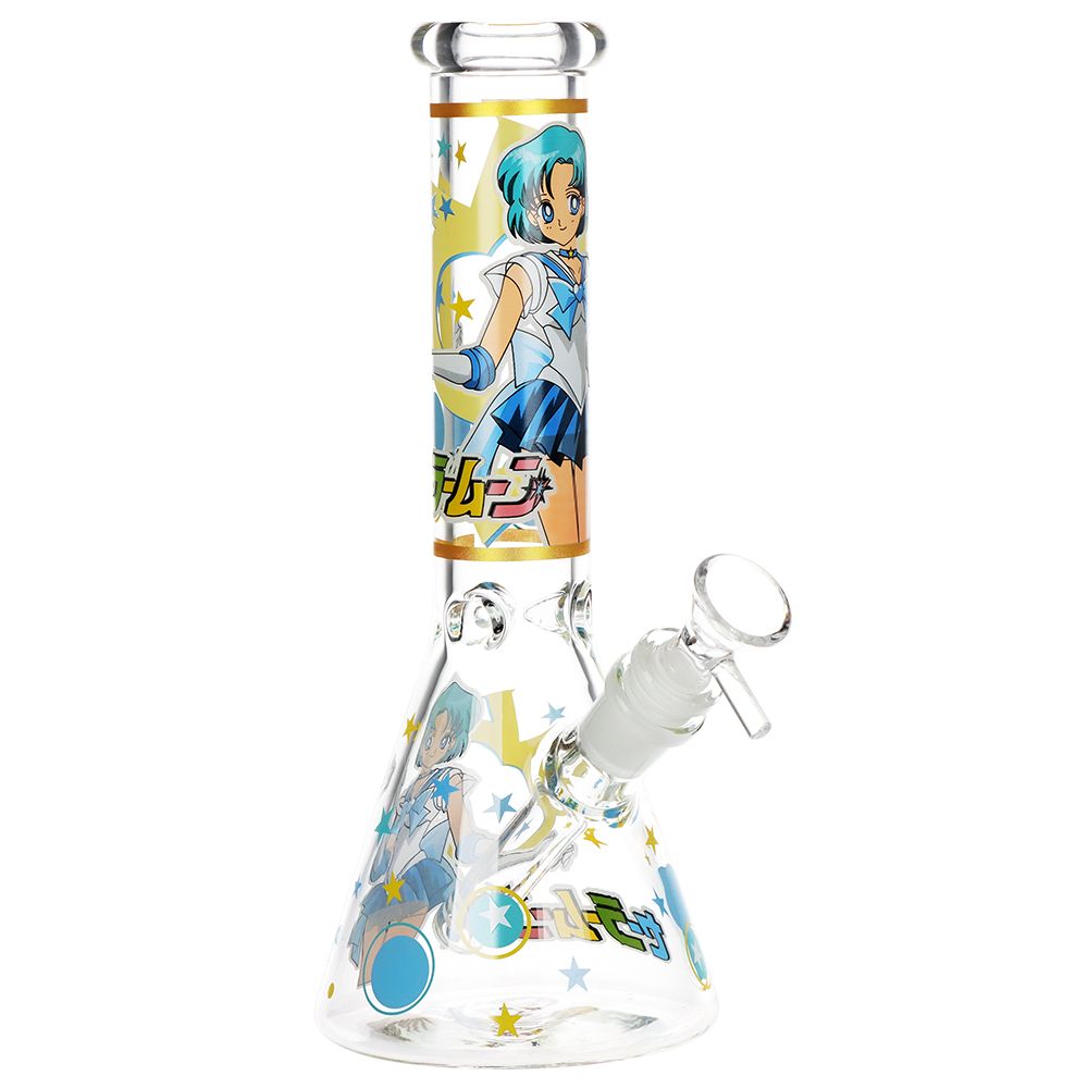Japanese Animation Girl Version 2 Beaker Glass Water Pipe - 10" / 14mm F, BDD Wholesale