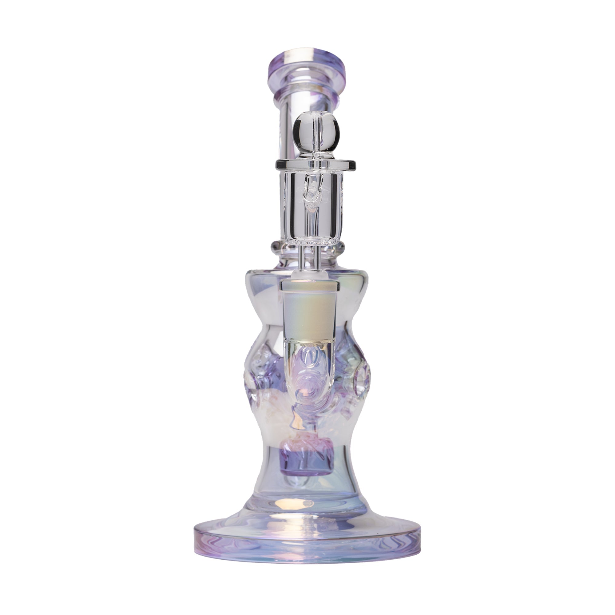 Human Grade 8.5" Swiss Incycler Glass Rig Recycler Water Pipe