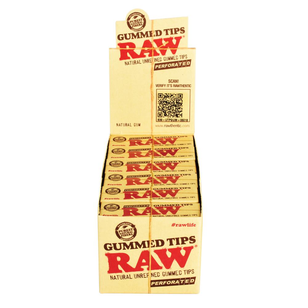 RAW Natural Perforated Gummed Tips, BDD Wholesale