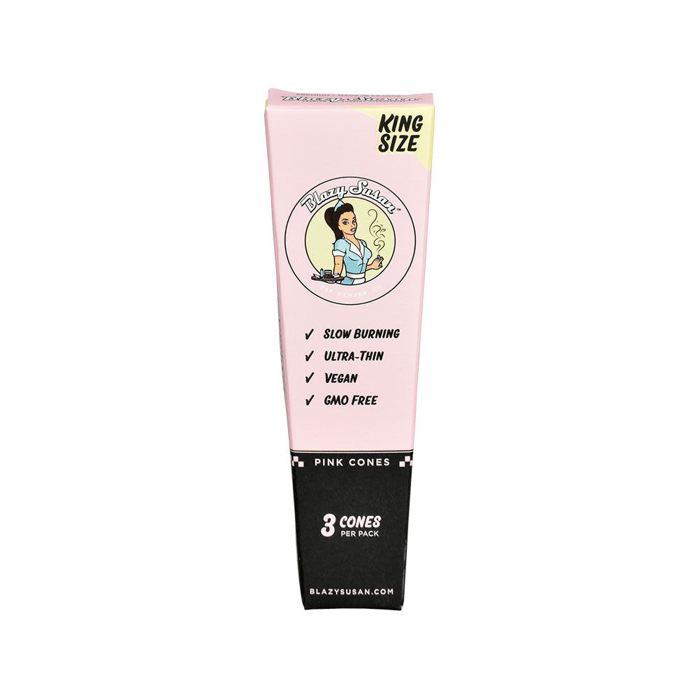 Blazy Susan Pink Pre-Rolled Cones | 21pc Display, BDD Wholesale