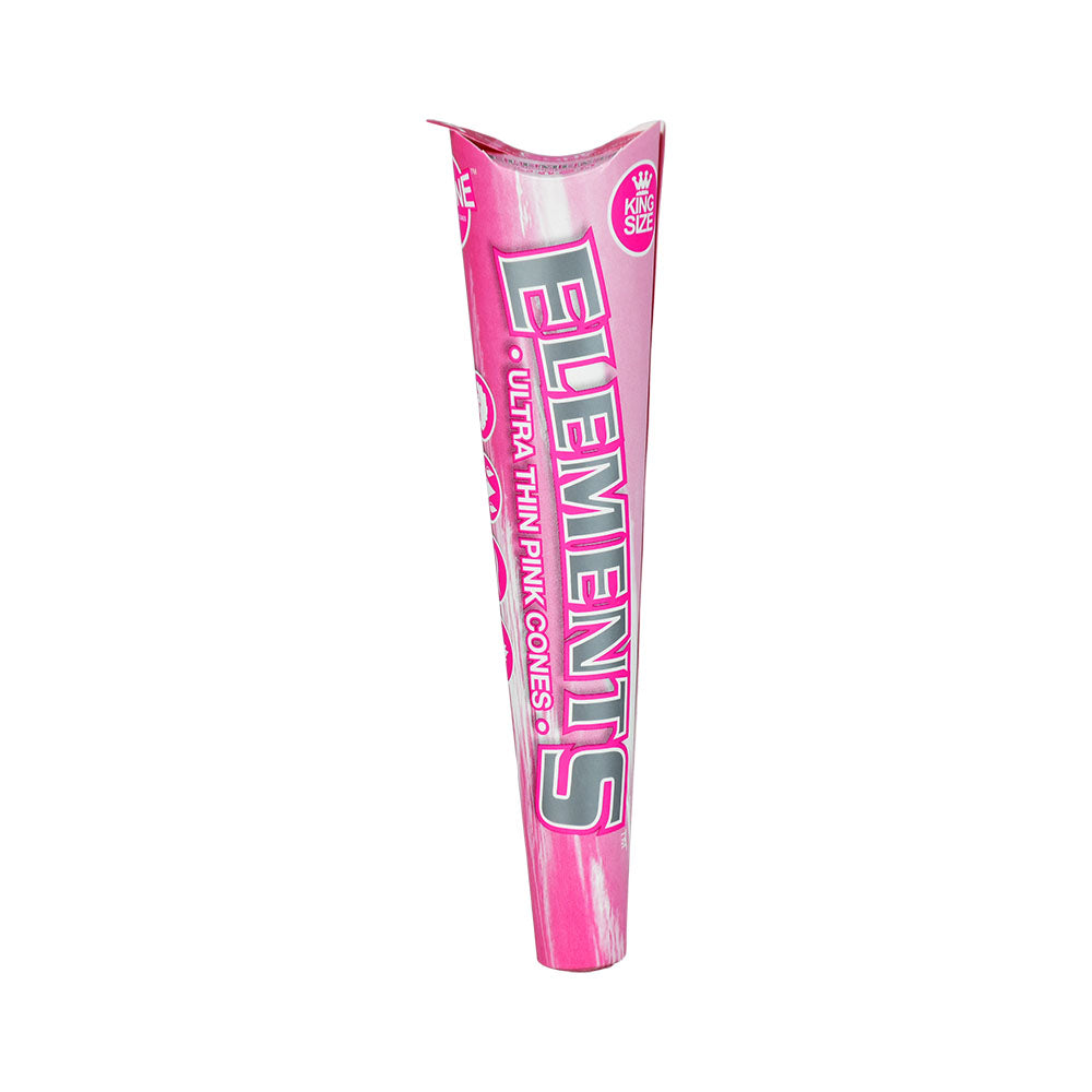 Elements Ultra Thin Pink Cones | 32pc Display, BDD Wholesale