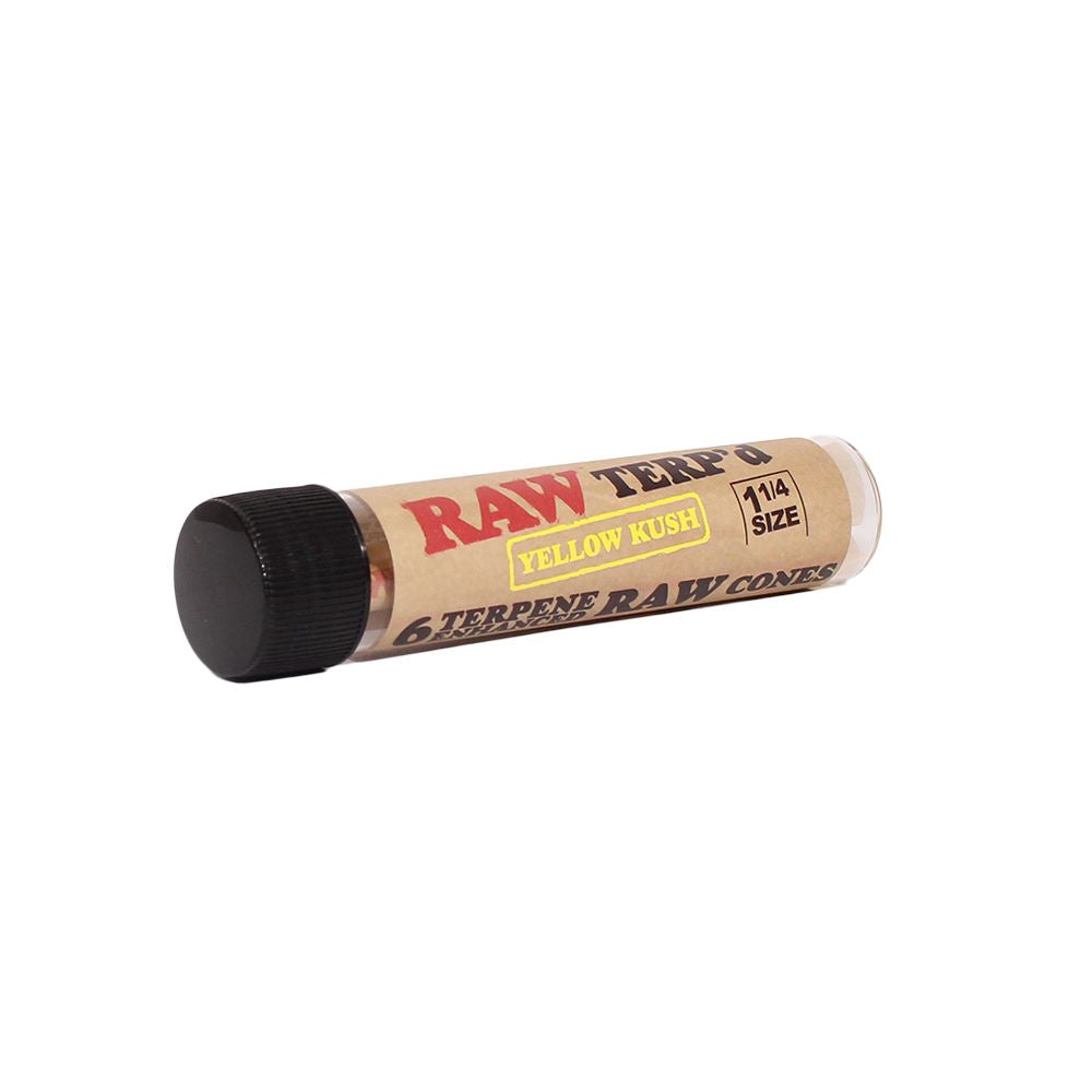 RAW TERP'd Cones | 1 1/4 | 6pc | 12pk Display, BDD Wholesale