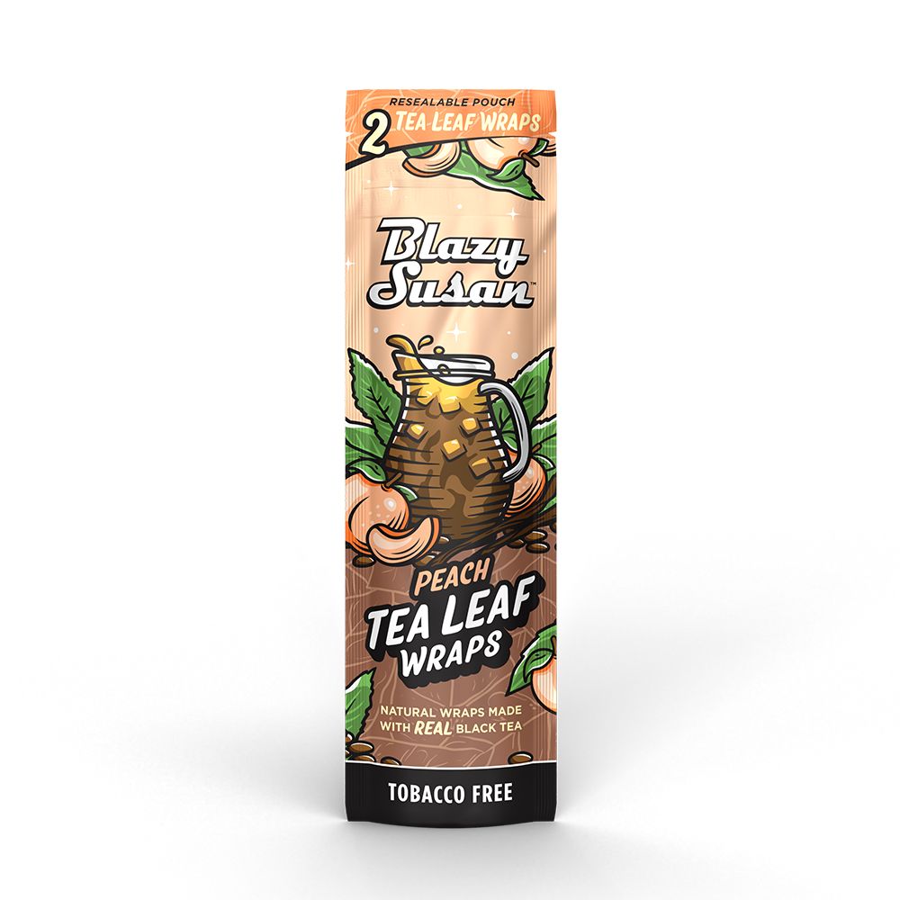25CT DISPLAY - Blazy Susan Tea Leaf Wraps - 2pc, BDD Wholesale