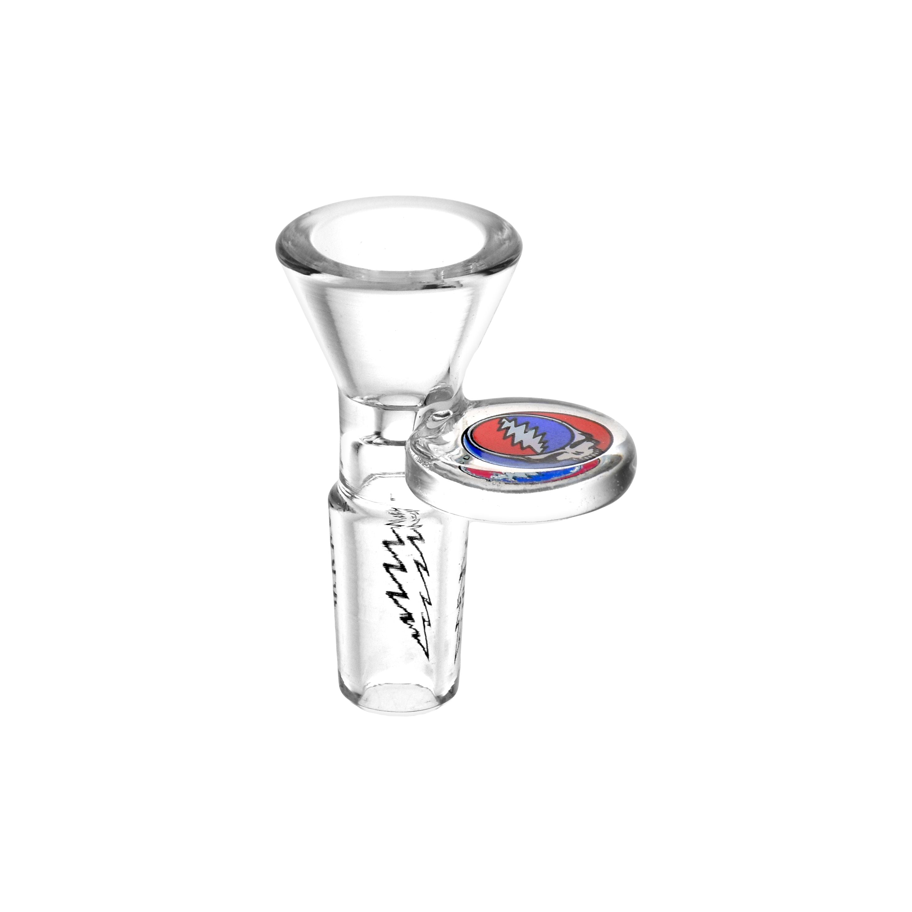 12CT DISPLAY - Grateful Dead x Pulsar Steal Your Face Herb Slide - 14mm M, BDD Wholesale