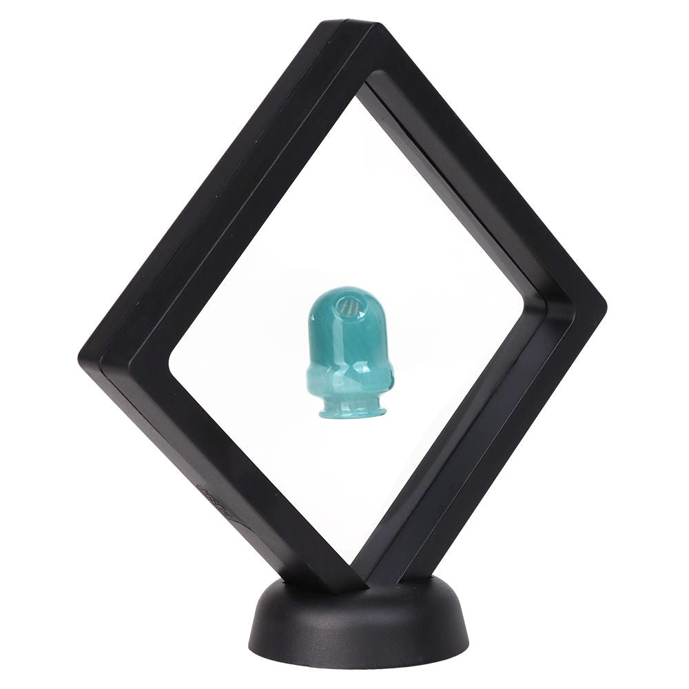Pulsar Round Tip Glass Mouthpeice Attachment for Puffco Pivot w/ Display Stand - Colors Vary, BDD Wholesale