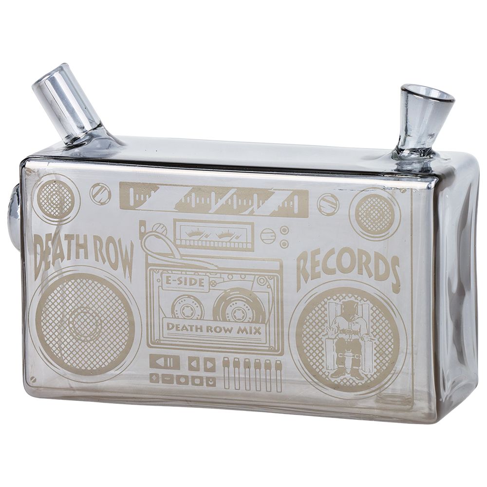 Death Row Records Boom Box Glass Blunt Bubbler | 5", BDD Wholesale